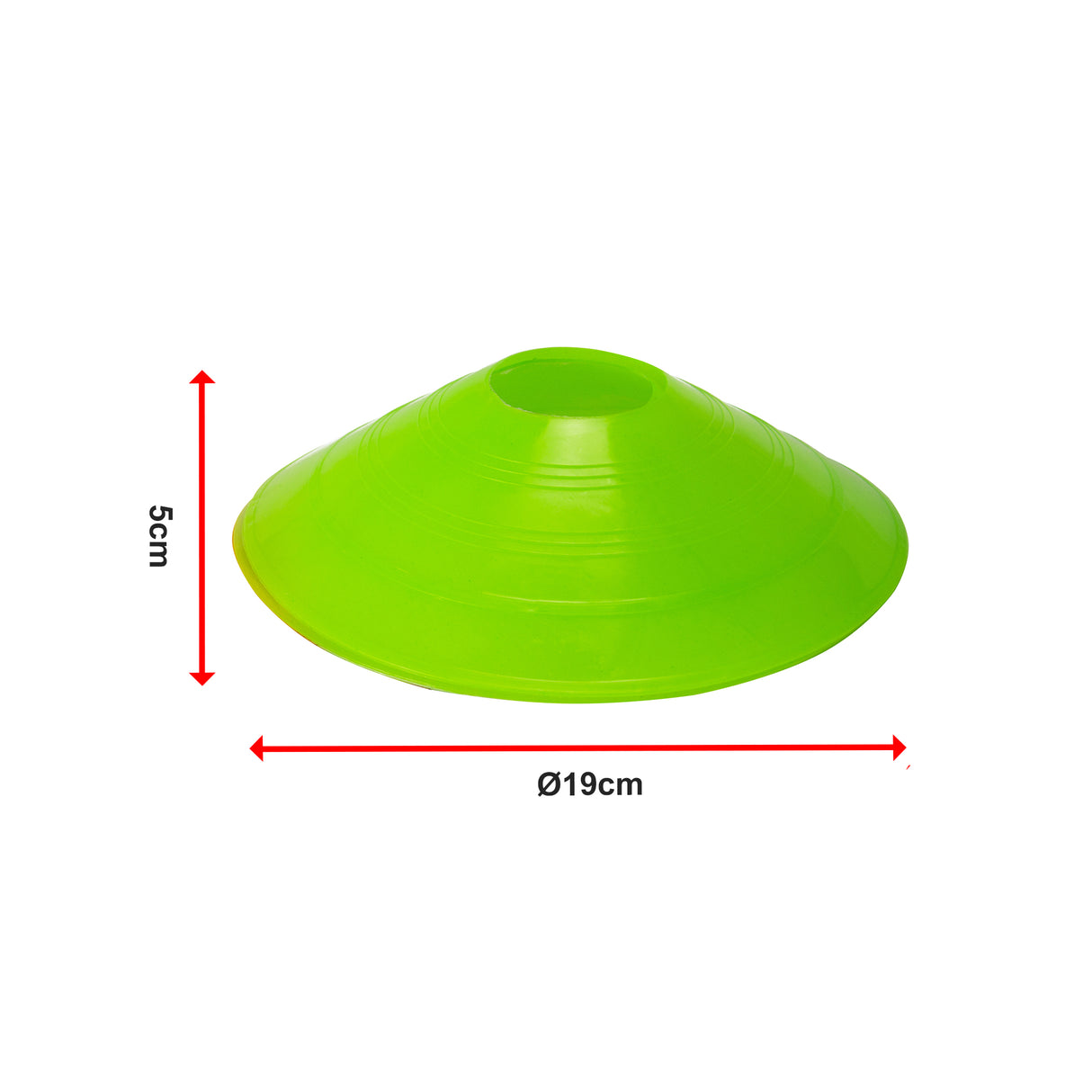 60 Pack Sports Training Discs Markers Cones Soccer AFL Exercise Personal Fitness
