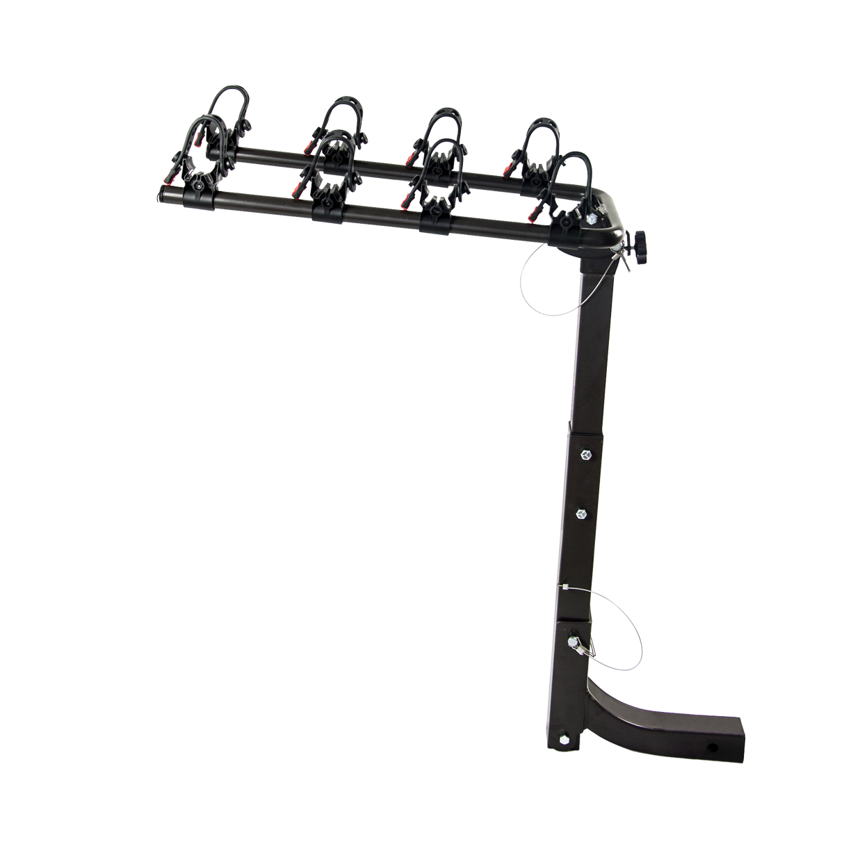 Premium 4-Bike Carrier Rack Hitch Mount Swing Down Bicycle Rack W/ 2" Receiver