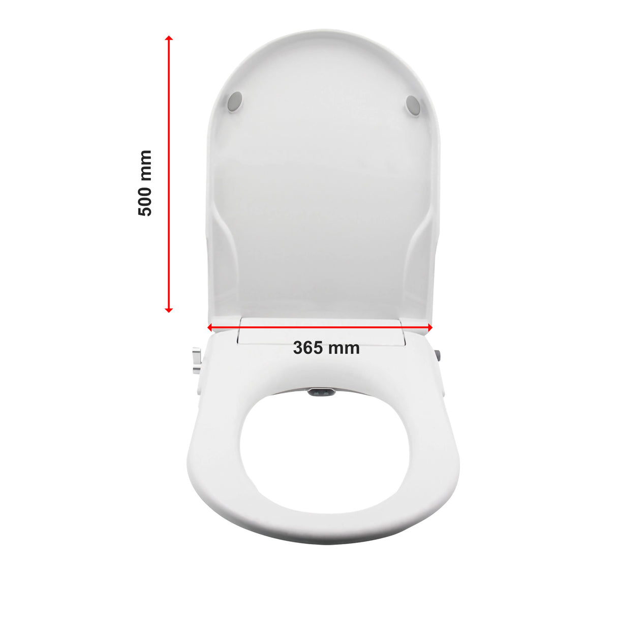 Non Electric Bidet Toilet Seat W/ Cover Bathroom Spray Water Wash