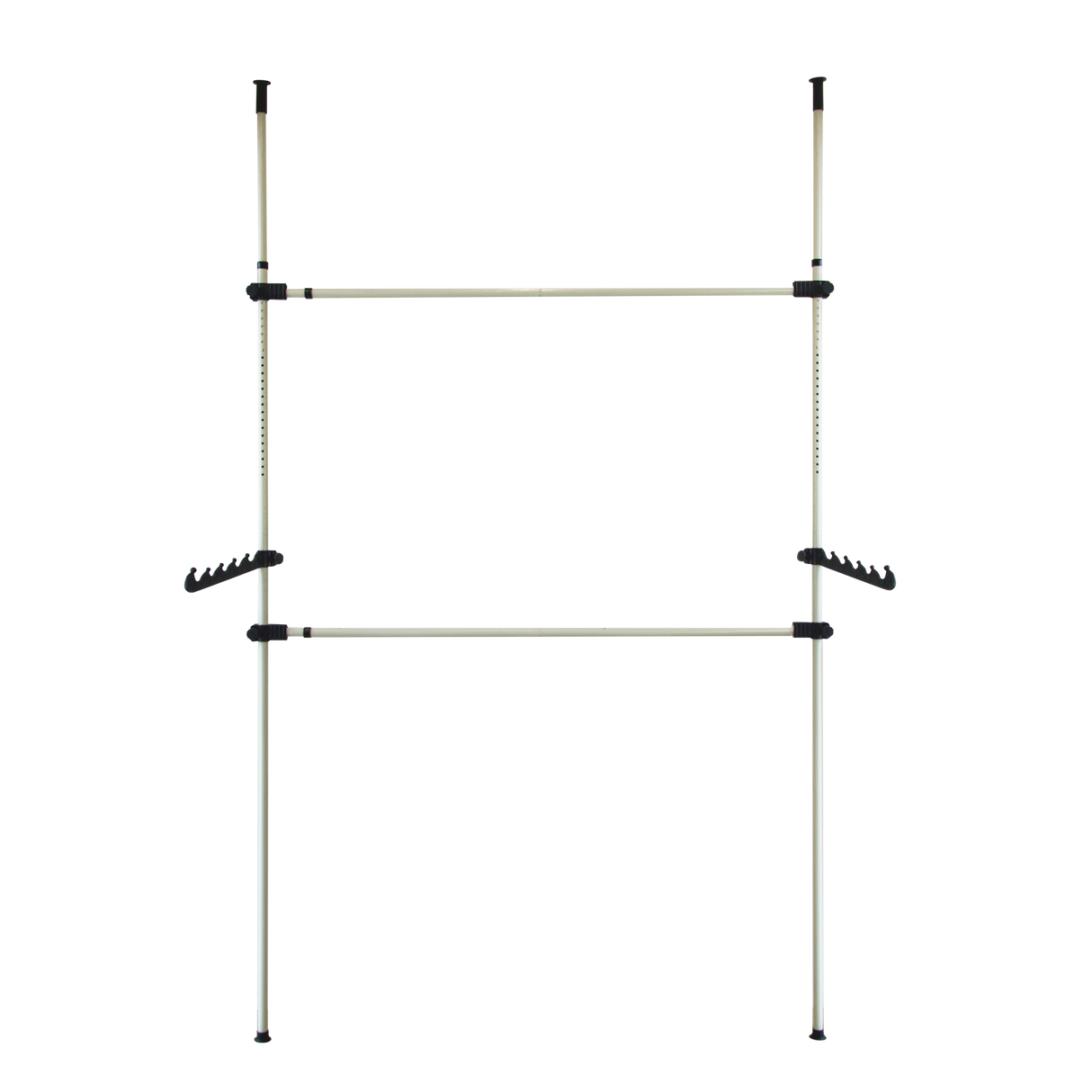Heavy Duty Adjust Clothes Rail Storage Garment Shelf Hanging Display Stand Rack