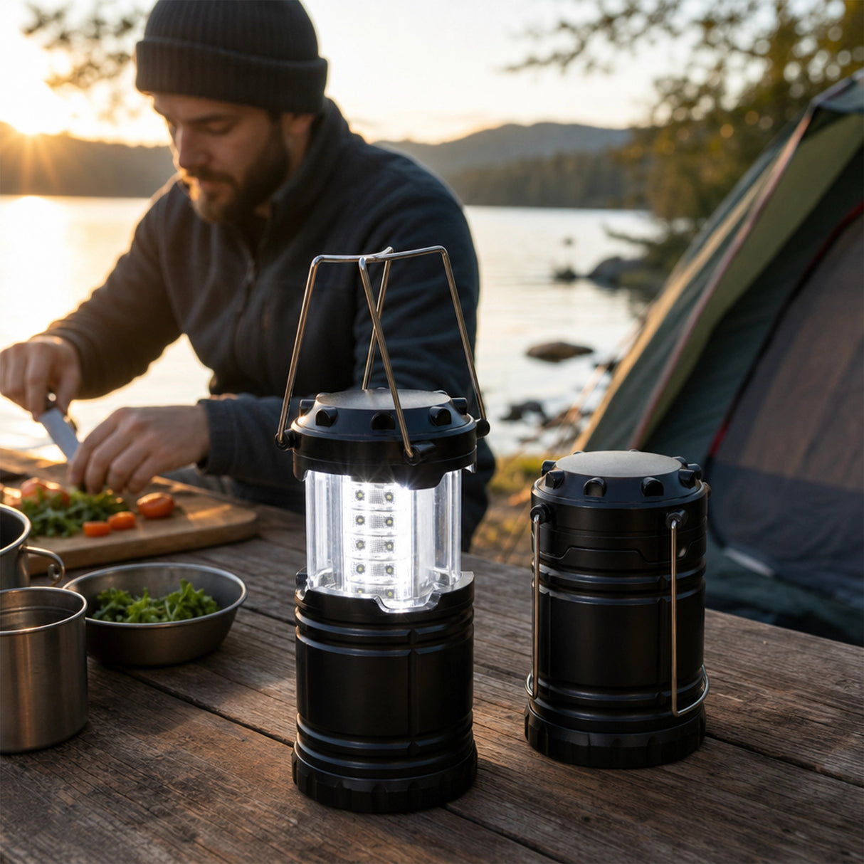 LED Camping Lantern, Super Bright Portable 2 Pack