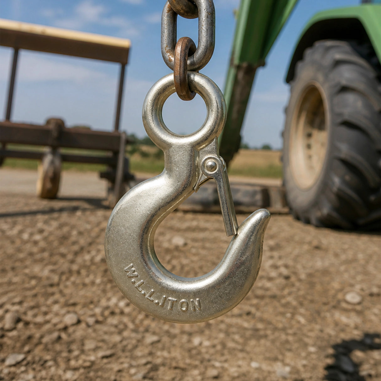 Grappling Hook 1T Crane Scale Sliding Stainless Steel Lifting Rigging Accessories