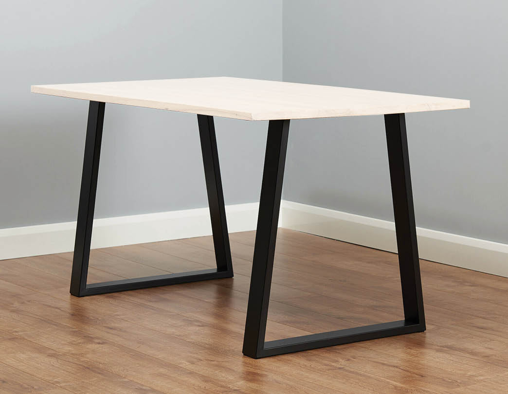 Trapezium Shaped Table Bench Desk Legs Retro Industrial Design Fully Welded