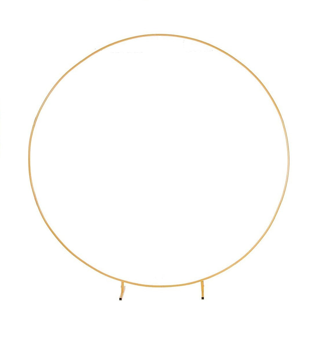 3M Gold Wedding Hoop Round Circle Arch Backdrop Flower Display Stand Frame Background