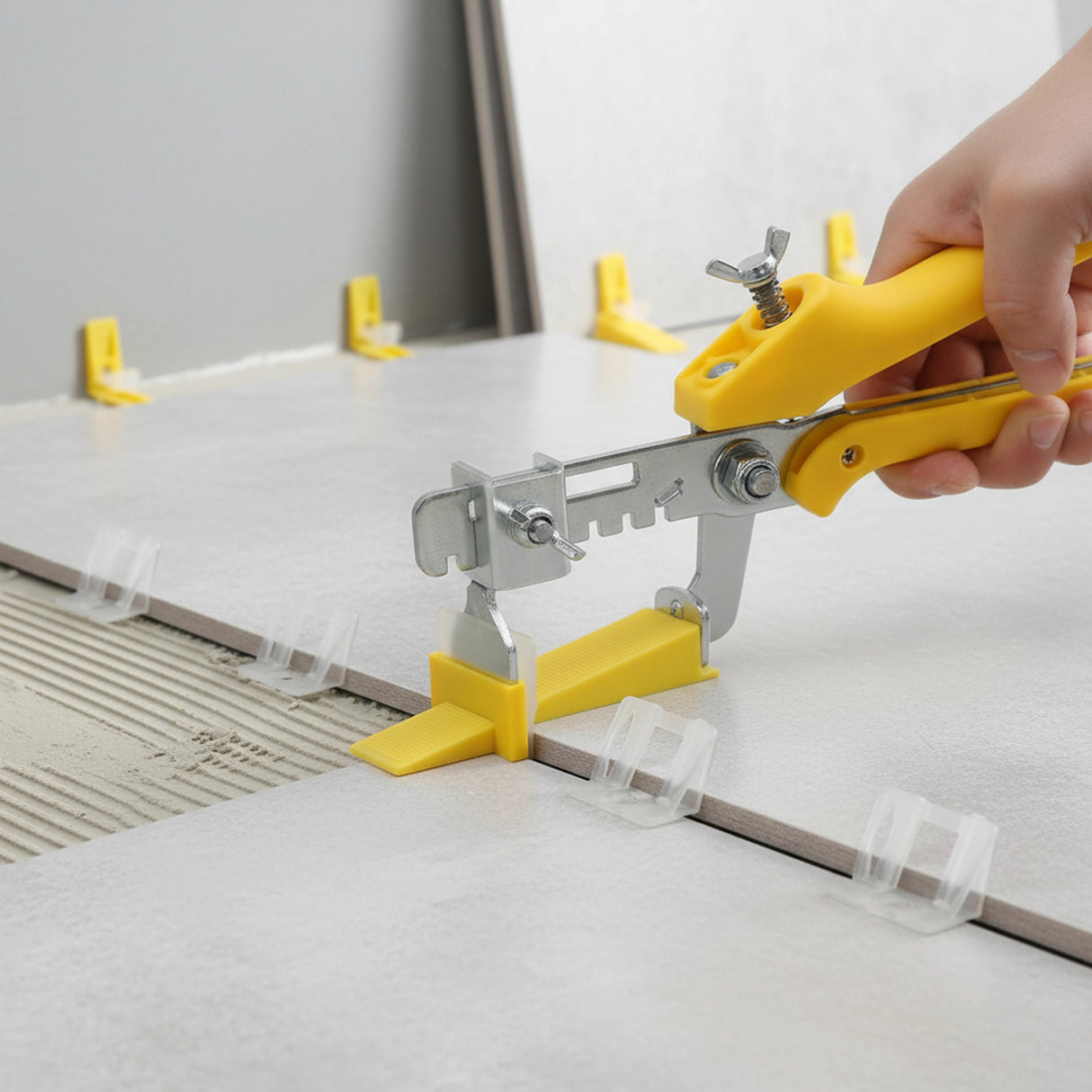 1000x Tile Leveling System Clips Levelling Spacer Tiling Tool Floor Wall