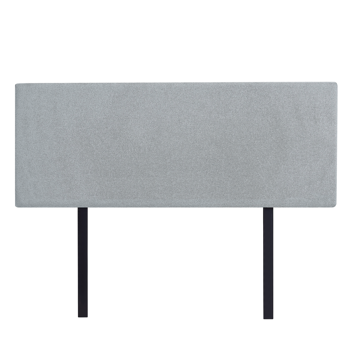 Linen Fabric Double Bed Deluxe Headboard Bedhead - Stone Grey