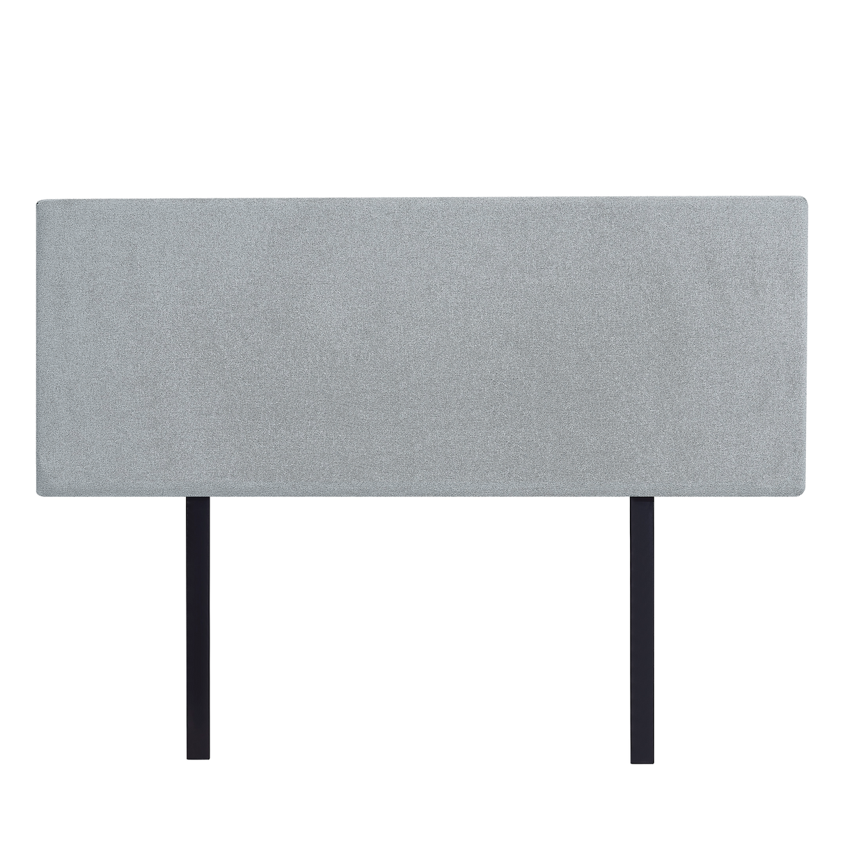 Linen Fabric Queen Bed Deluxe Headboard Bedhead - Stone Grey