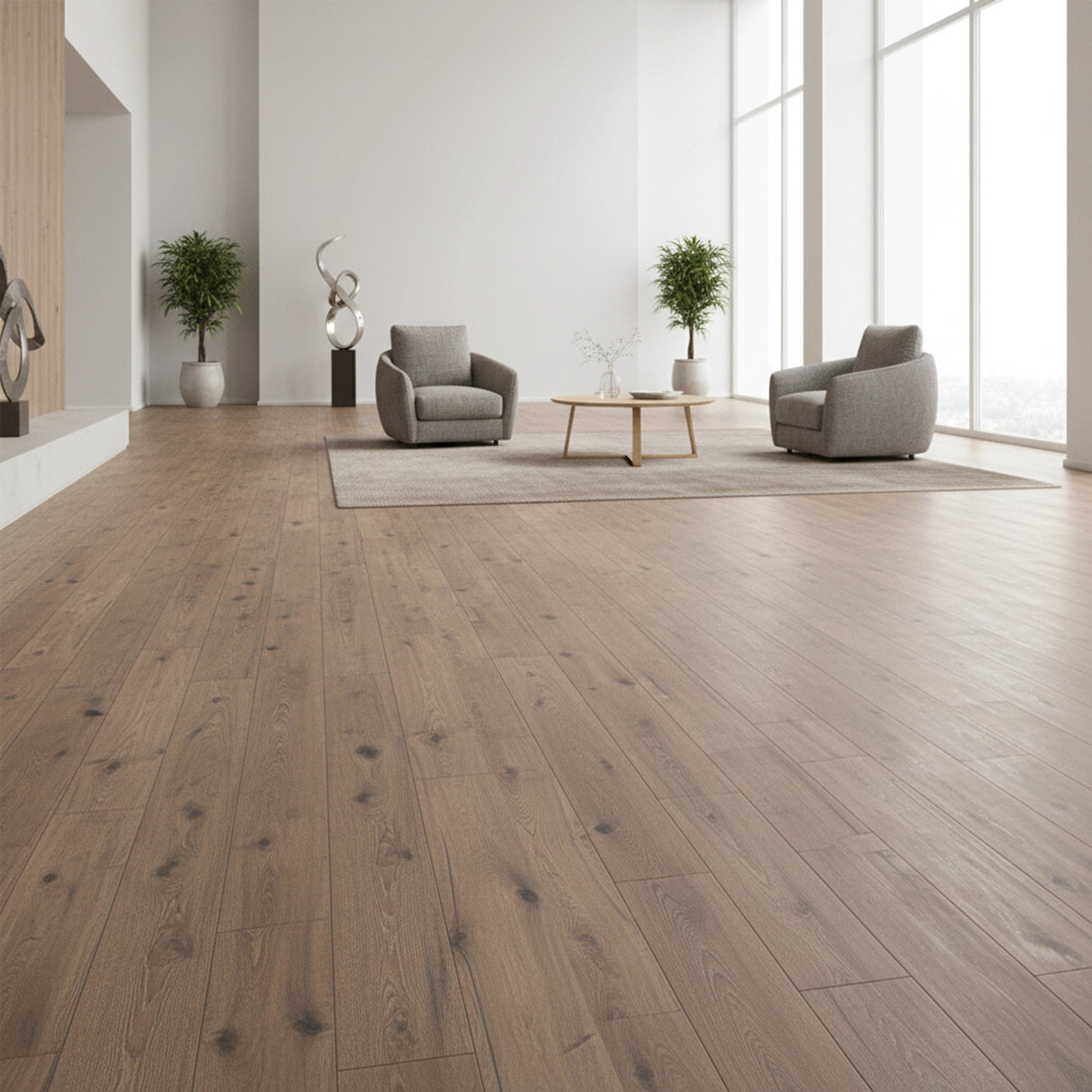 Vinyl Floor Tiles Self Adhesive Flooring Elm Wood Grain 16 Pack 2.3SQM