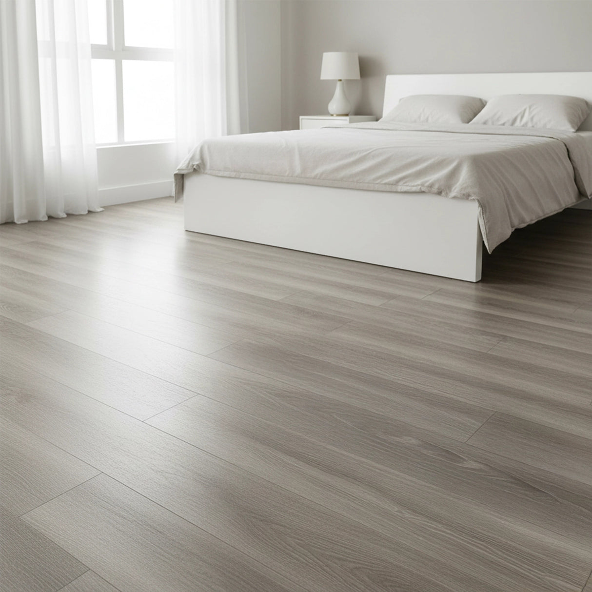 Vinyl Floor Tiles Self Adhesive Flooring Ebony Wood Grain 16 Pack 2.3SQM