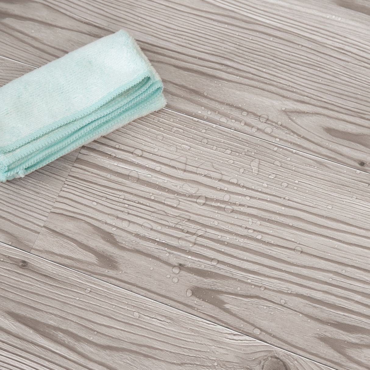 Vinyl Floor Tiles Self Adhesive Flooring Water Dyed Walnut Black Wood Grain 16 Pack 2.3SQM