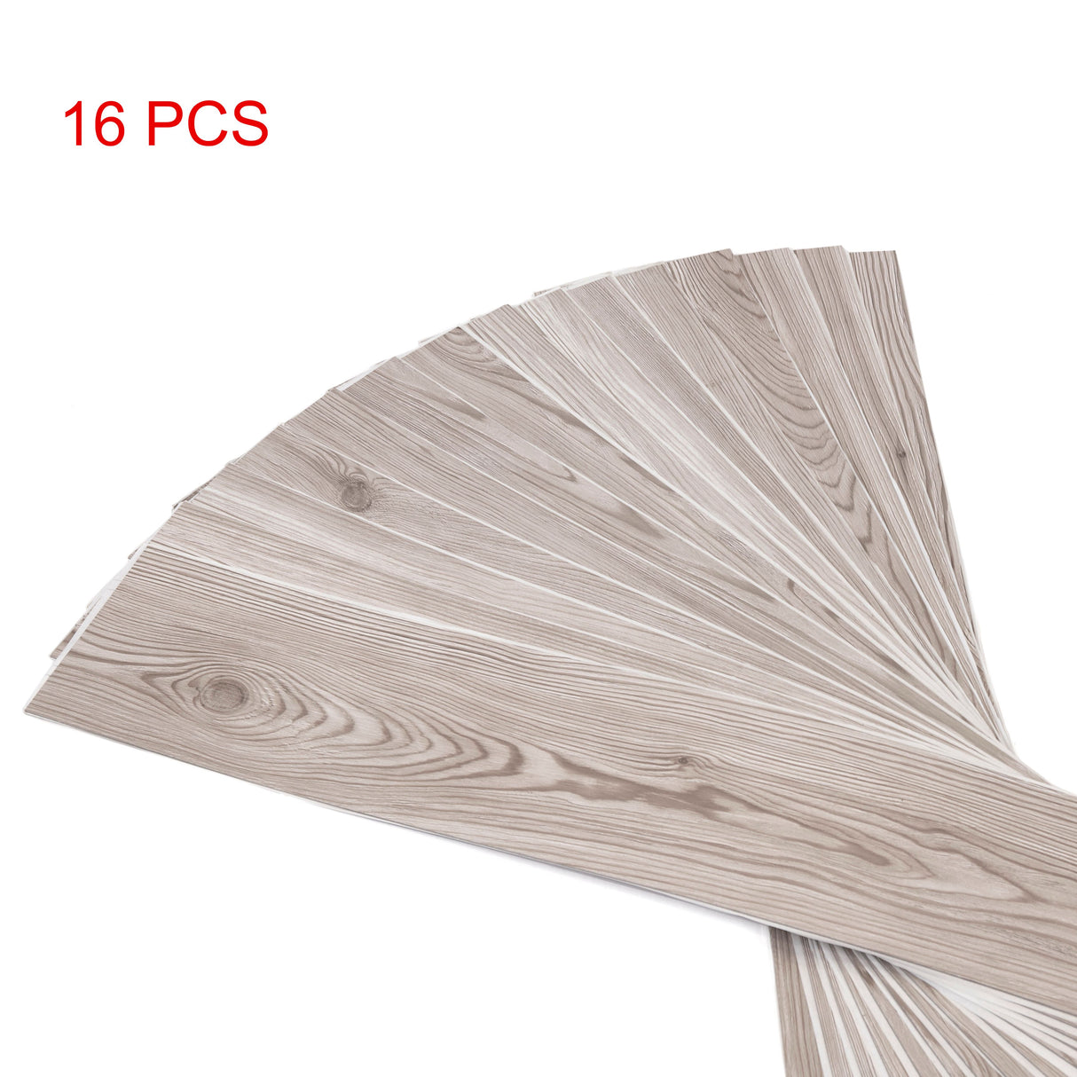 Vinyl Floor Tiles Self Adhesive Flooring Water Dyed Walnut Black Wood Grain 16 Pack 2.3SQM