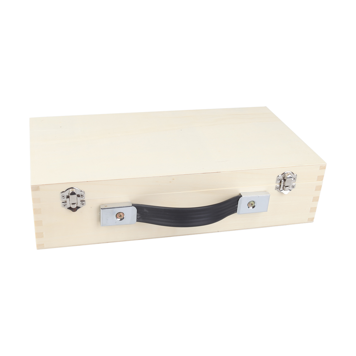 Deluxe Boules Bocce 8 Alloy Ball Set with Wood Case