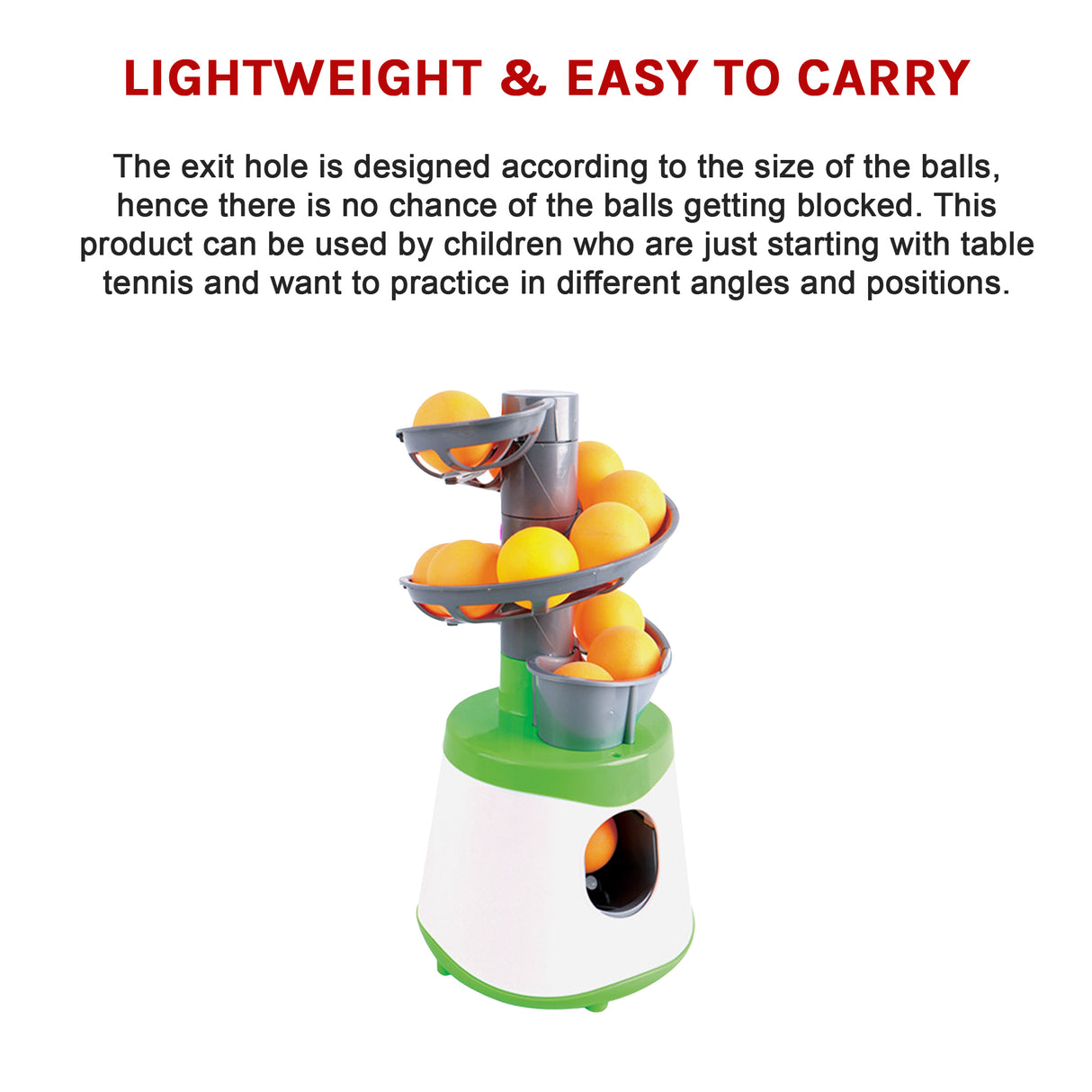 Table Tennis Pong Robot Automatic Ball Launcher Training Machine