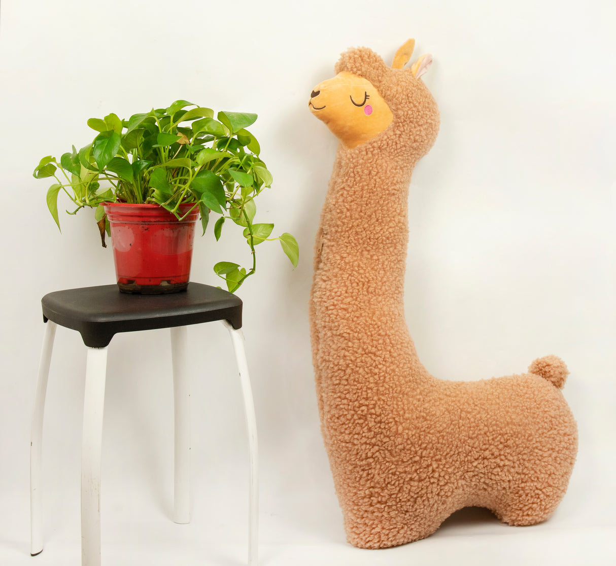 100cm Giant Alpaca Llama Plush Toy – Soft Stuffed Pillow for Kids & Gifts