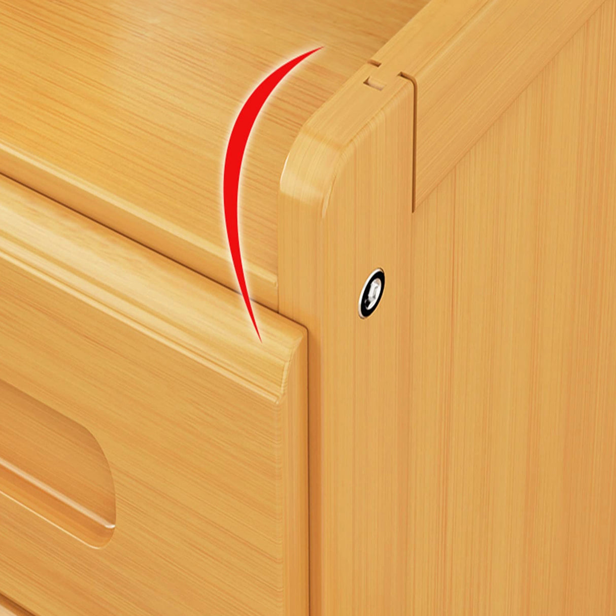 Wooden Hall Stand Floor Coat Rack with Drawer Modern Minimalist Style
