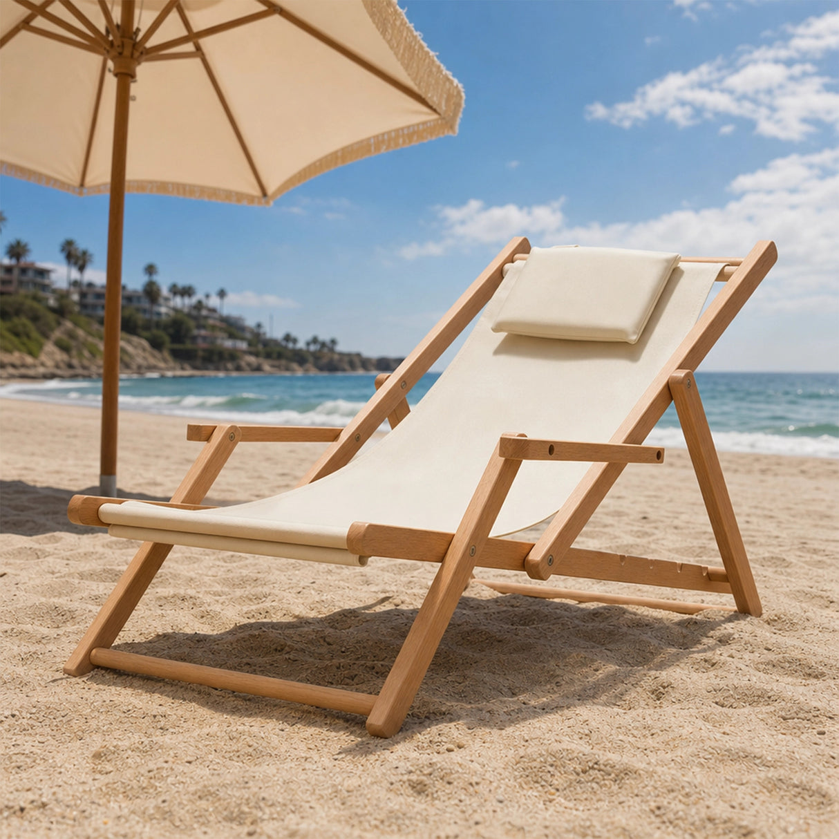Premium Foldable Outdoor Sling Chair Patio Lounge