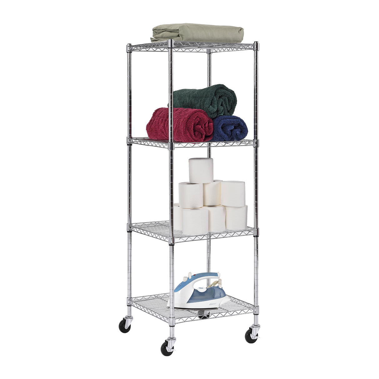 Modular Wire Storage Shelf 450 x 450 x 1800mm Steel Shelving