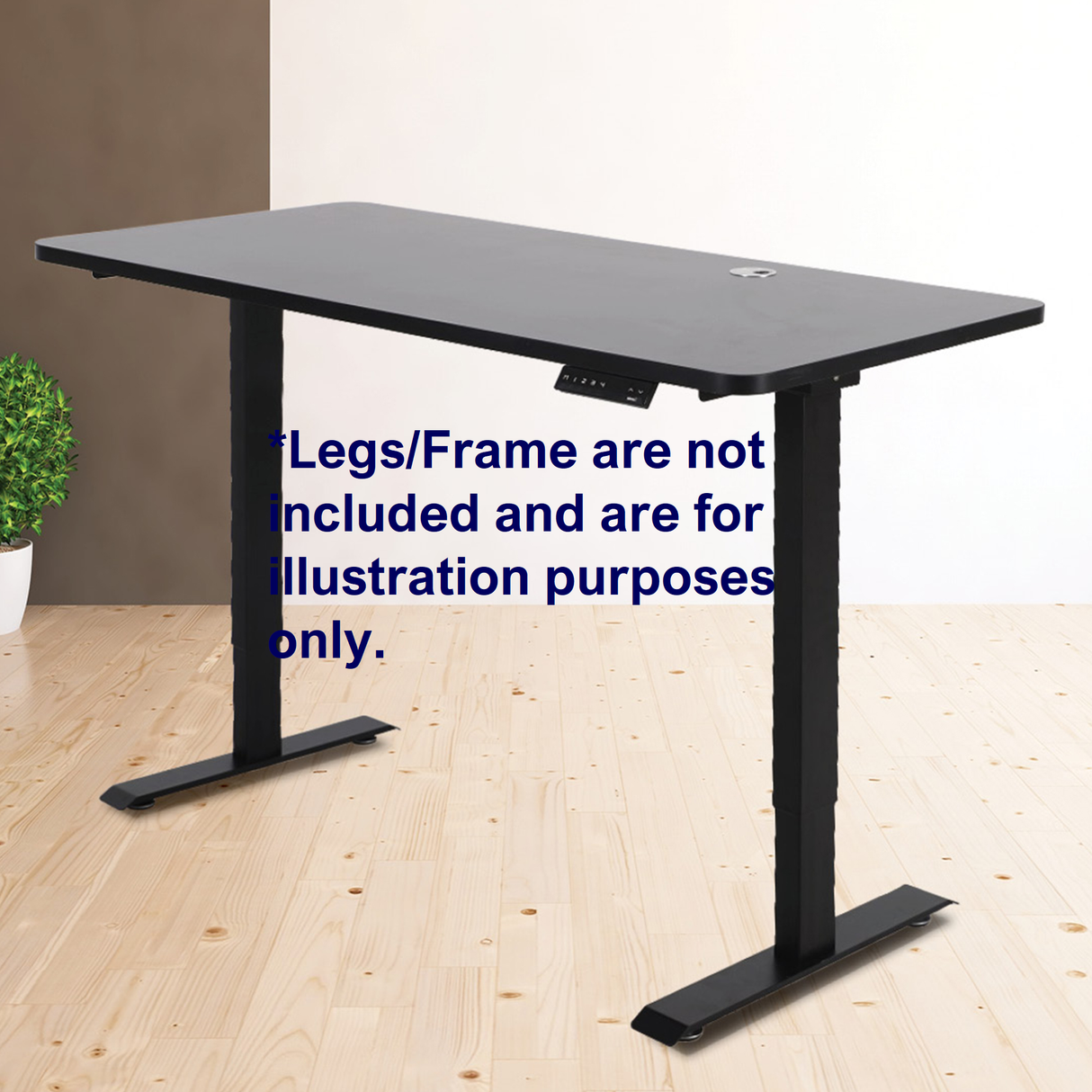 Office Home Computer Desk Table Top with Cable Hole