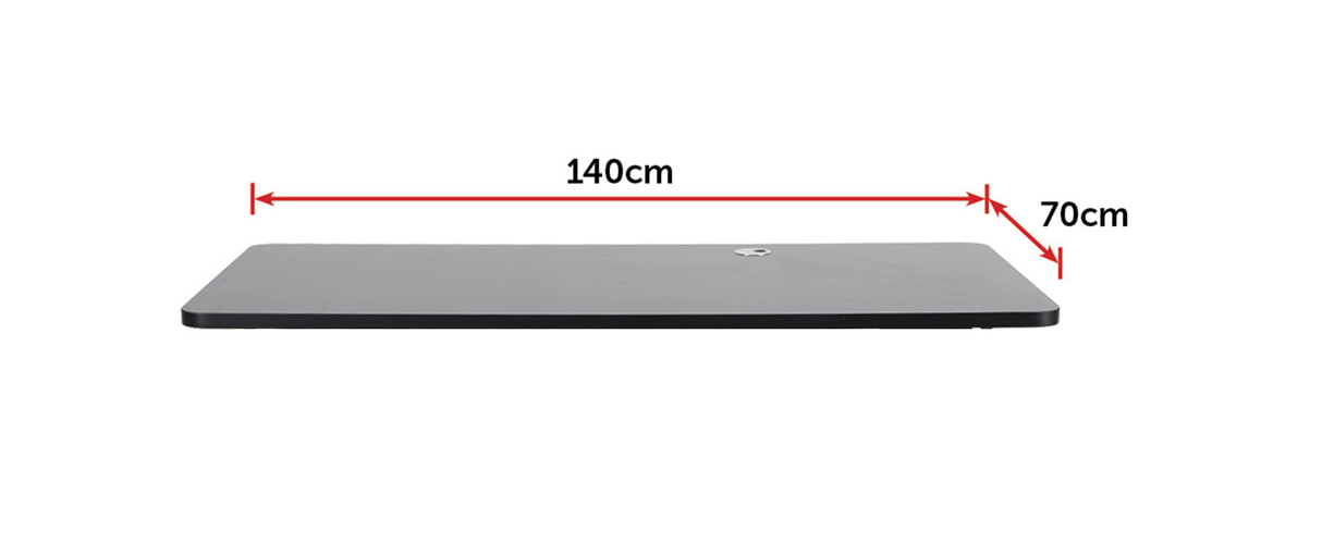 Office Home Computer Desk Table Top with Cable Hole