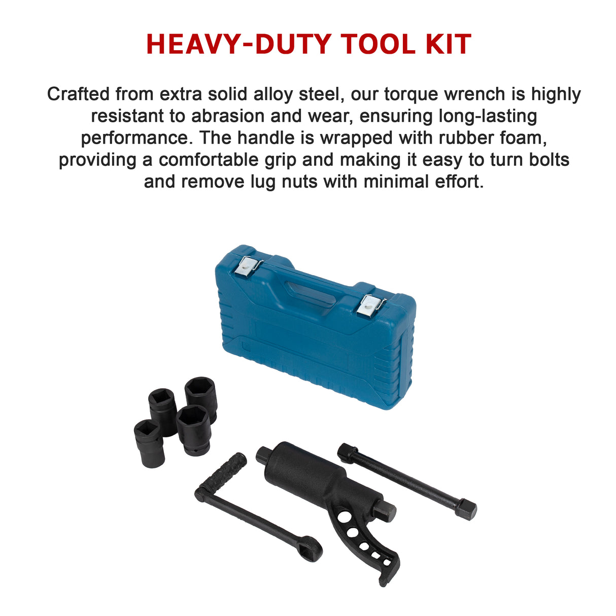 1:58 Torque Multiplier Set Wrench Lug Nut Labour Saving Lugnuts 4 Sockets