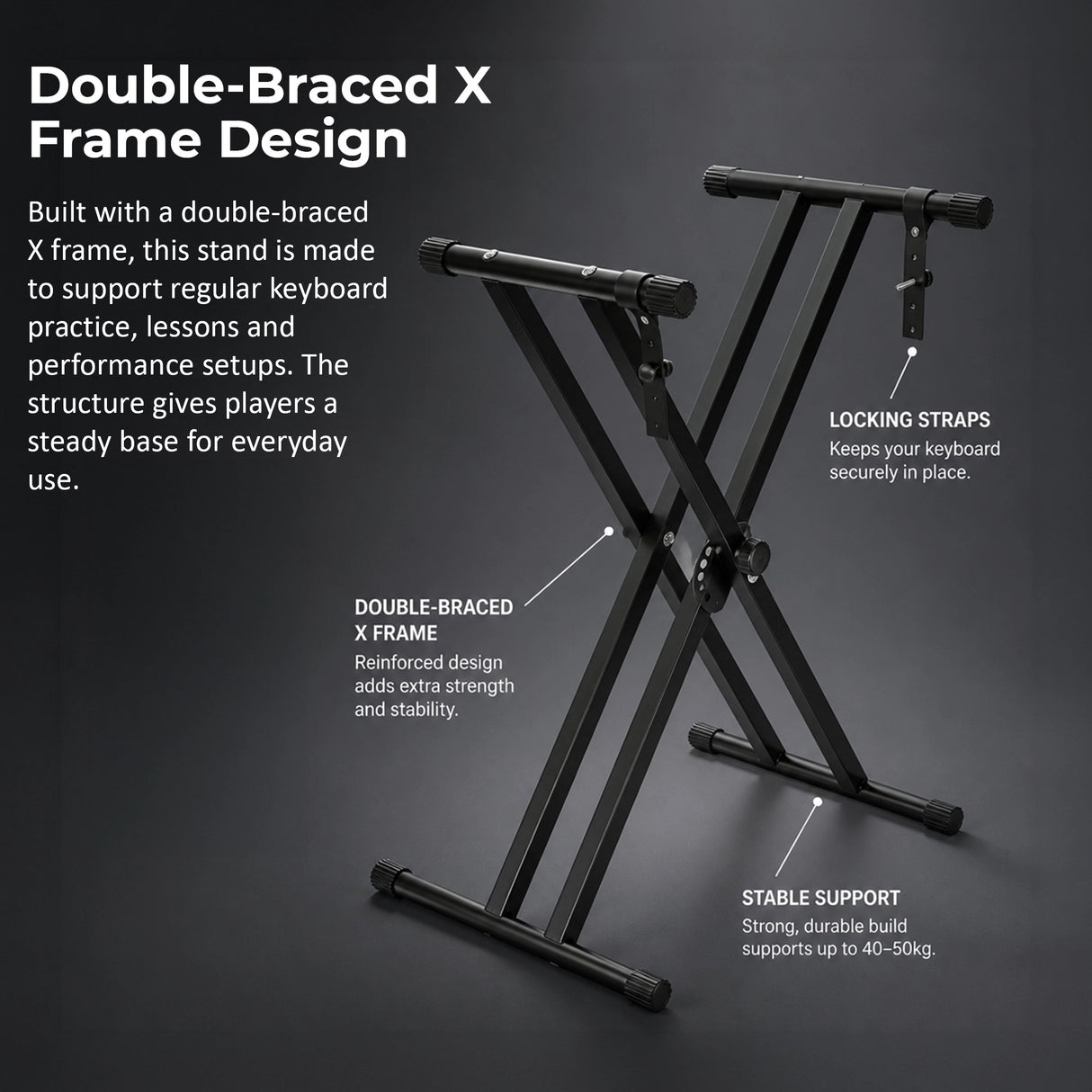 Keyboard Piano Adjustable Stand