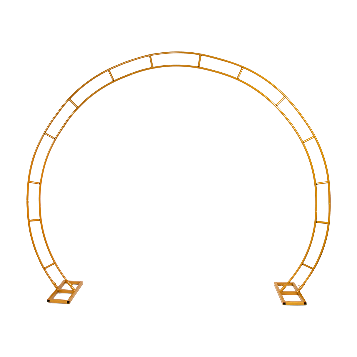 260cm Gold Metal Wedding Arch Round Balloon Birthday Party
