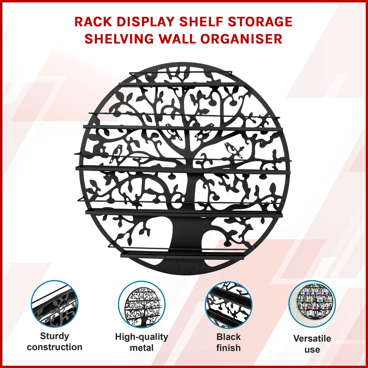 Rack Display Shelf Storage Shelving Wall Organiser