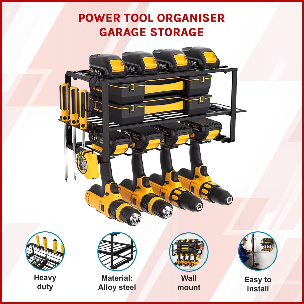 Power Tool Organiser Garage Storage