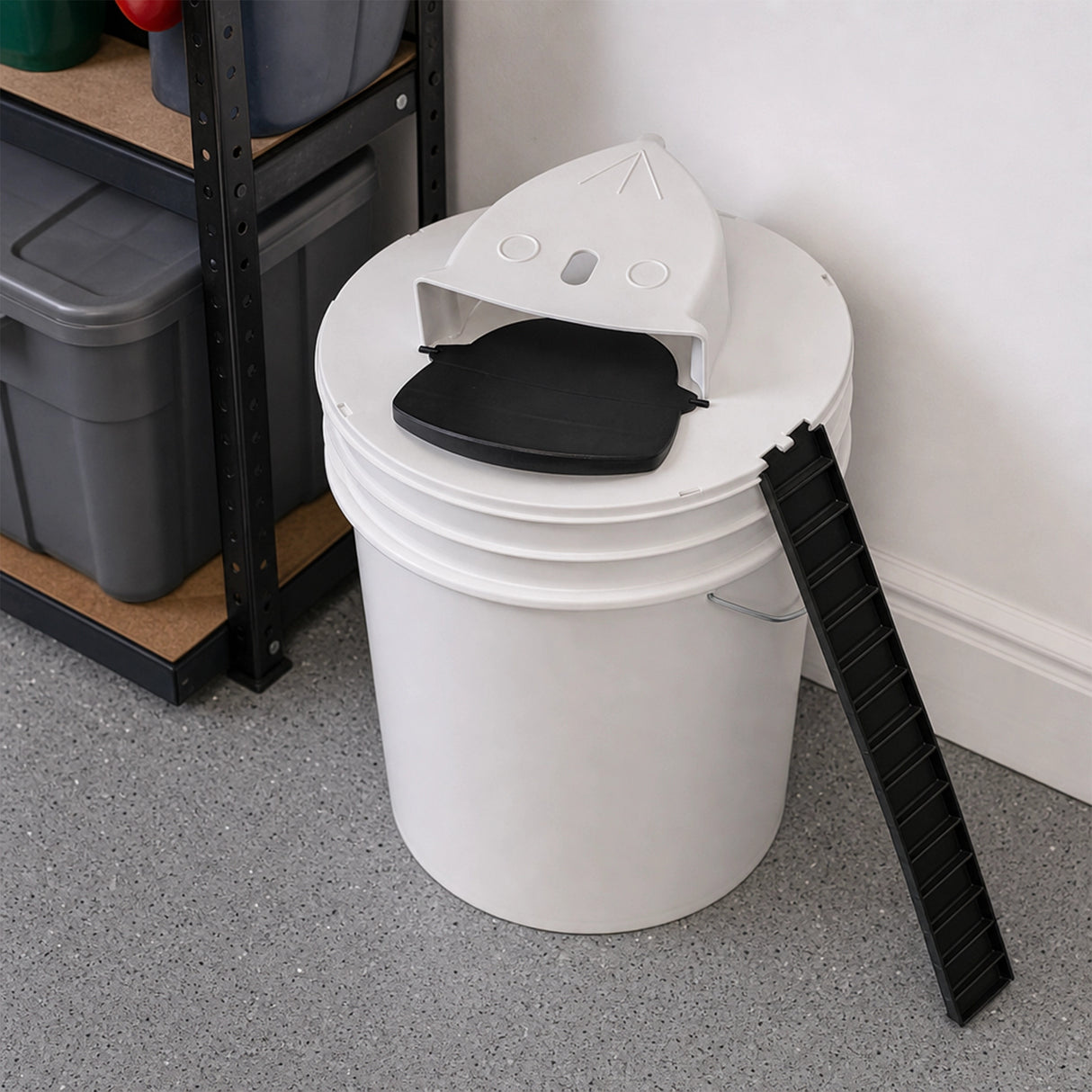 2 x Flip N Slide Bucket Lid Mouse Rat Trap Automatic Reusable