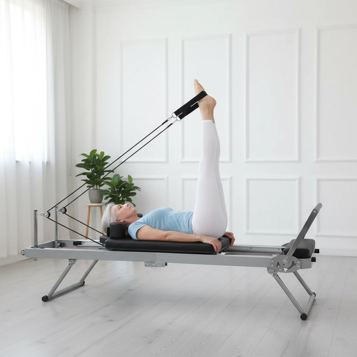 Pilates Reformer Machine Foldable Gym