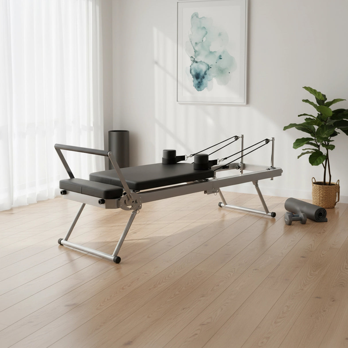 Pilates Reformer Machine Foldable Gym