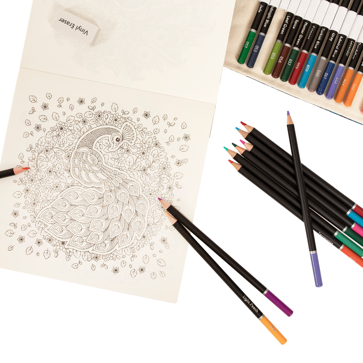 Coloured Pencils Colouring Artist Sketching Drawing for Kids Adults