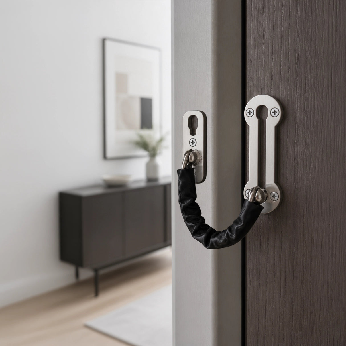 Door Chain Lock Anti-Theft Security Guard Bolt Latch