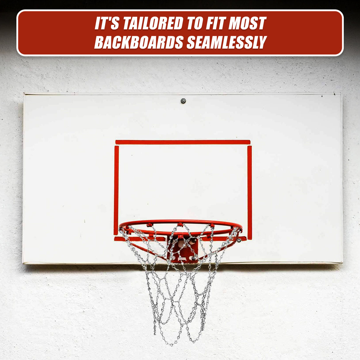 Heavy Duty Metal Pro Basketball Net Highly Durable Chain