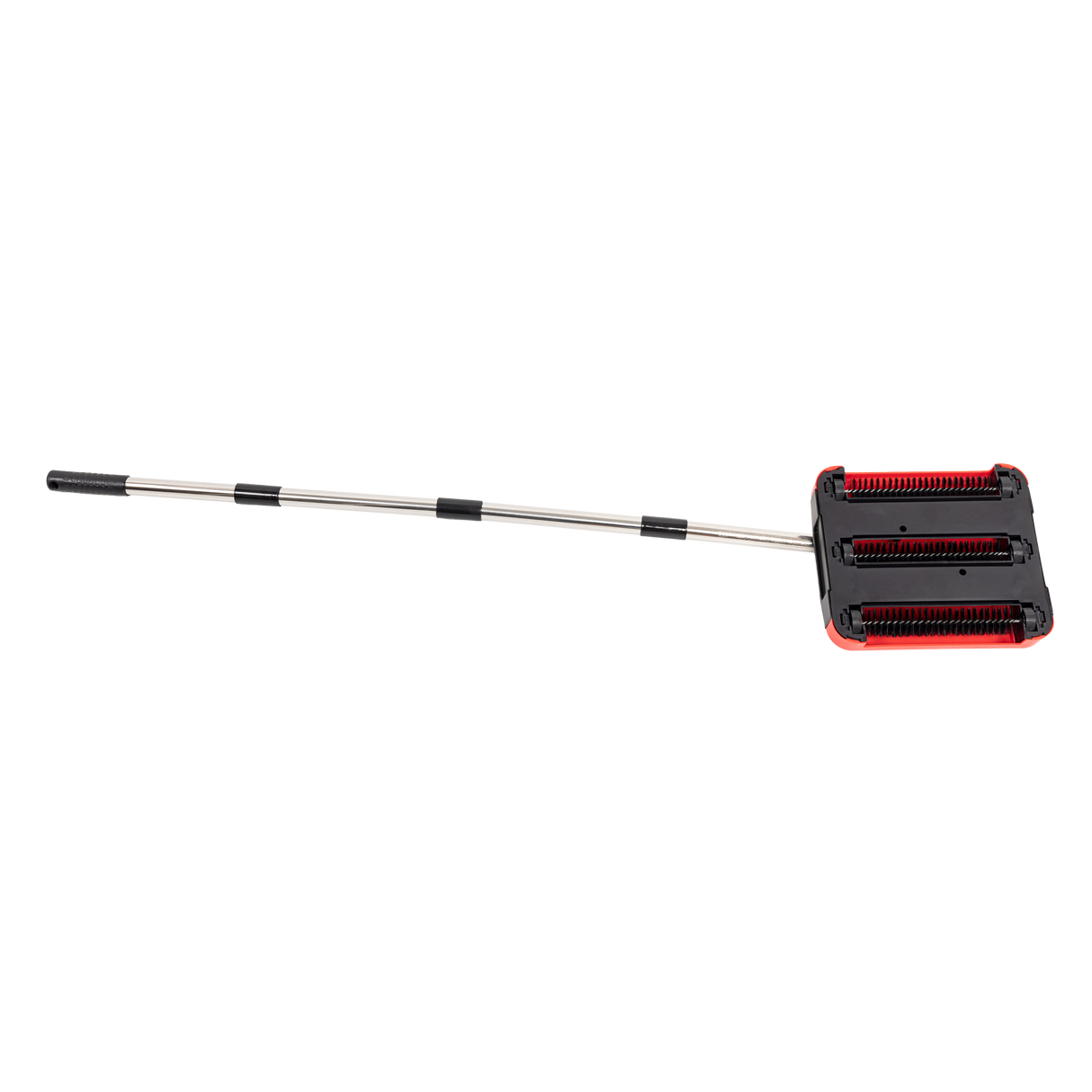 Sweep Carpet & Floor Manual Light Sweeper Dual Rotating Brushes