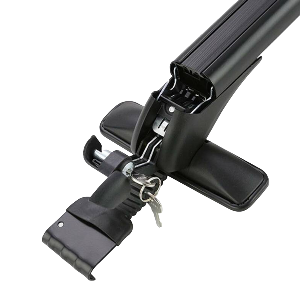 Lockable Aluminium Car Roof Rack Bars Without Rail Anti Theft Luggage Carrier