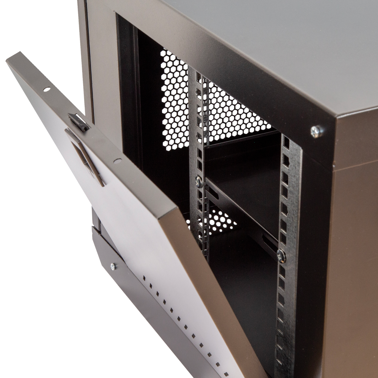 19" 6U Wall Mount Network DVR NVR Data Cabinet Enclosure