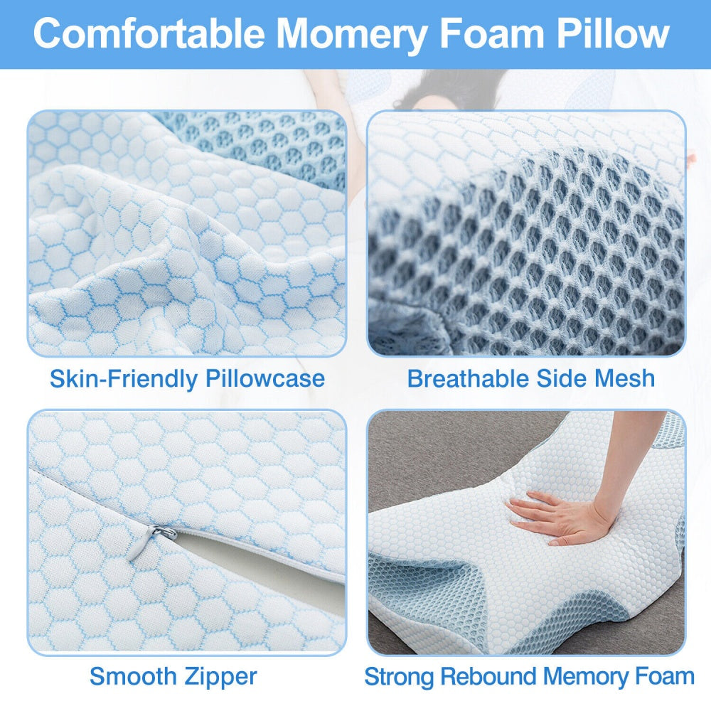 Memory Foam Pillow for Sleeping Orthopedic Cervical Ergonomic Neck Support