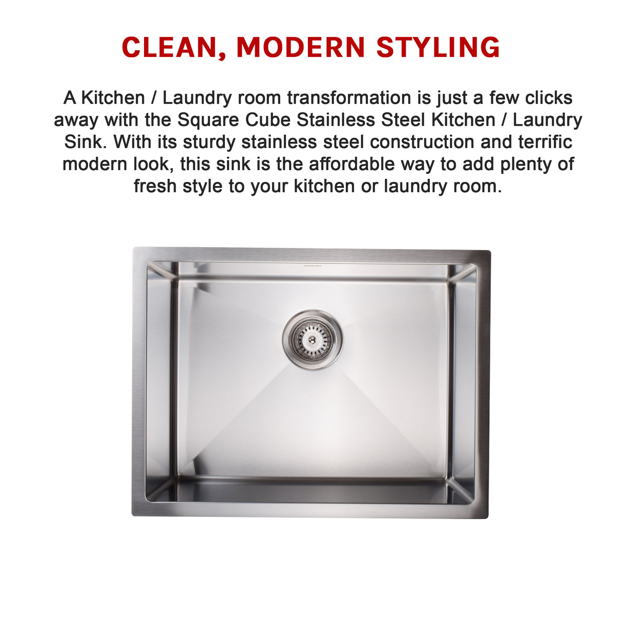 Stainless Steel Sink - 600 x 450mm
