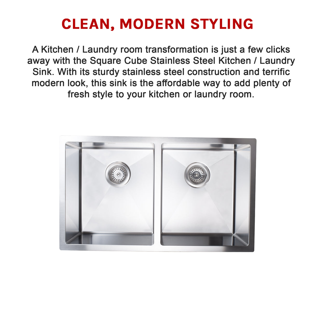 Stainless Steel Sink - 775 x 450mm
