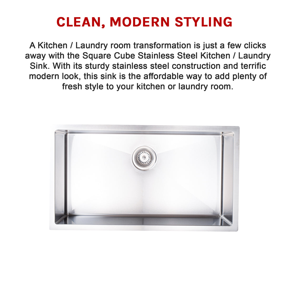 Stainless Steel Sink - 810 x 450mm