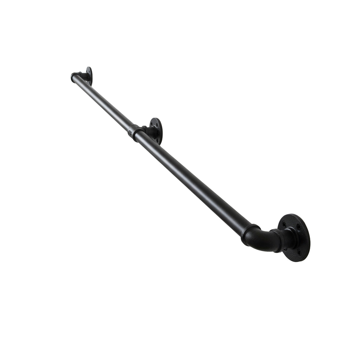 2m Handrail Stair Rail Grab Balustrade Staircase Banister + Installation Kit