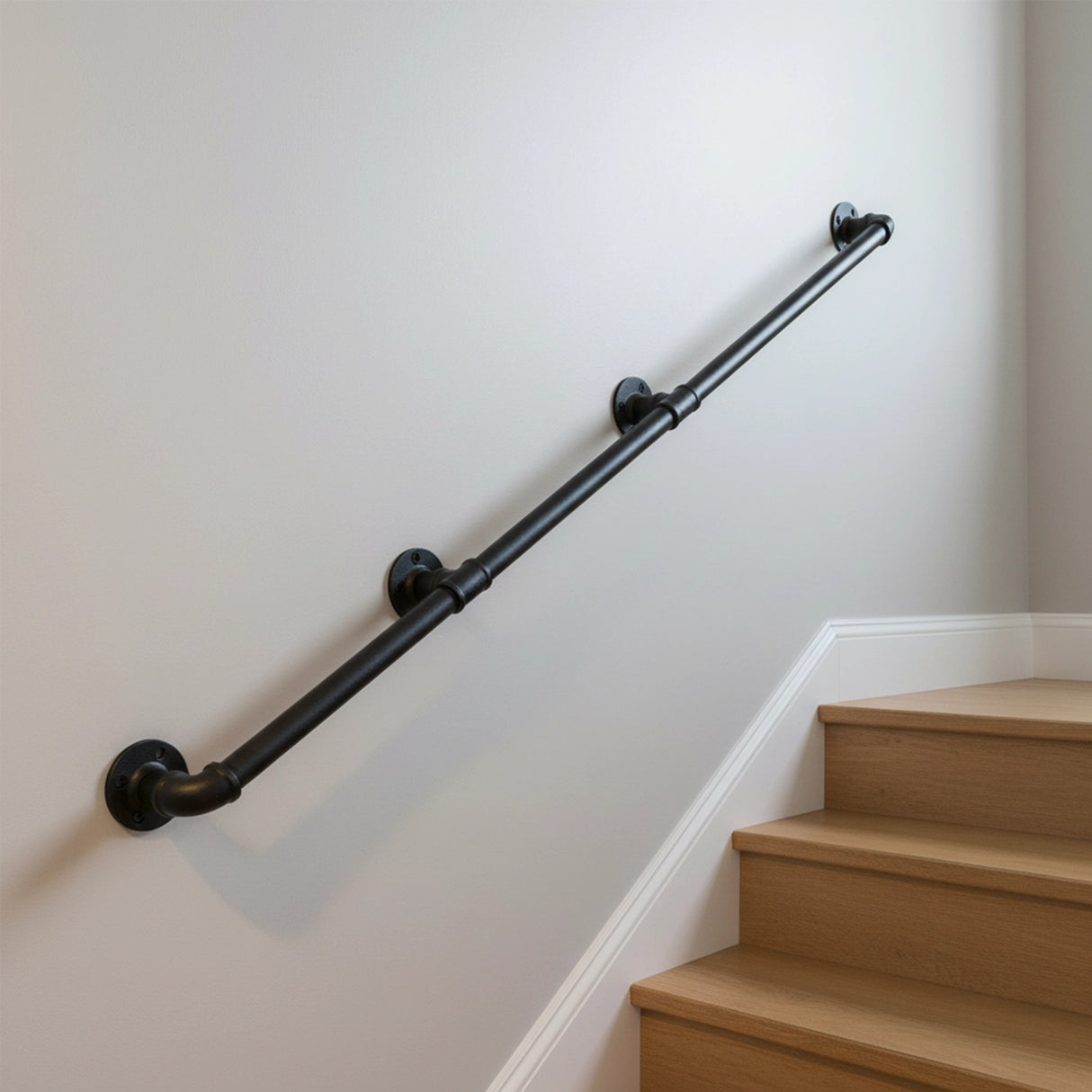 3m Handrail Stair Rail Grab Balustrade Staircase Banister + Installation Kit