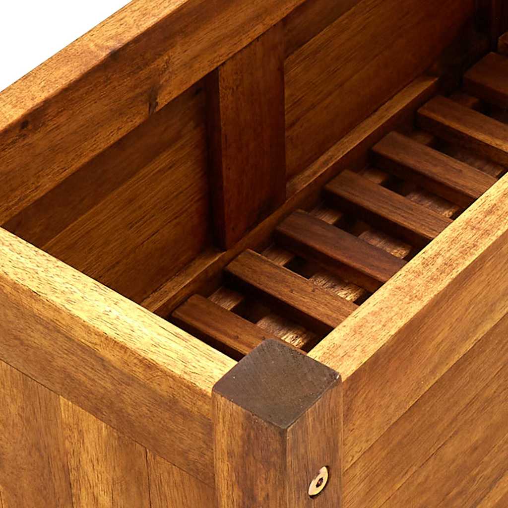 Garden Raised Bed Acacia Wood 50x25x25 cm