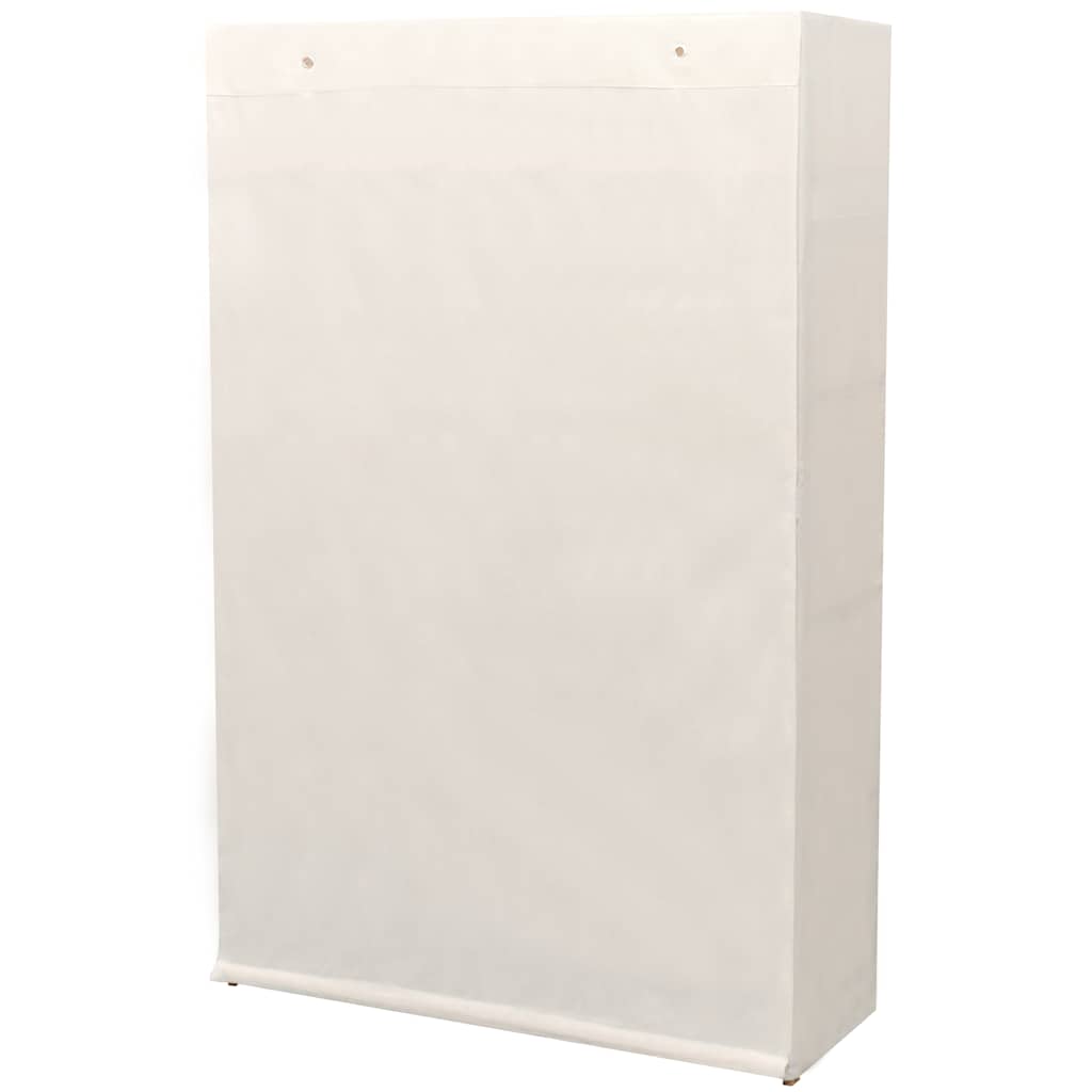 Wardrobe Fabric and Pinewood 110x40x170 cm