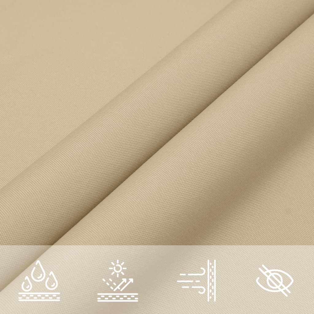 Sunshade Sail Oxford Fabric Square 2x2 m Beige
