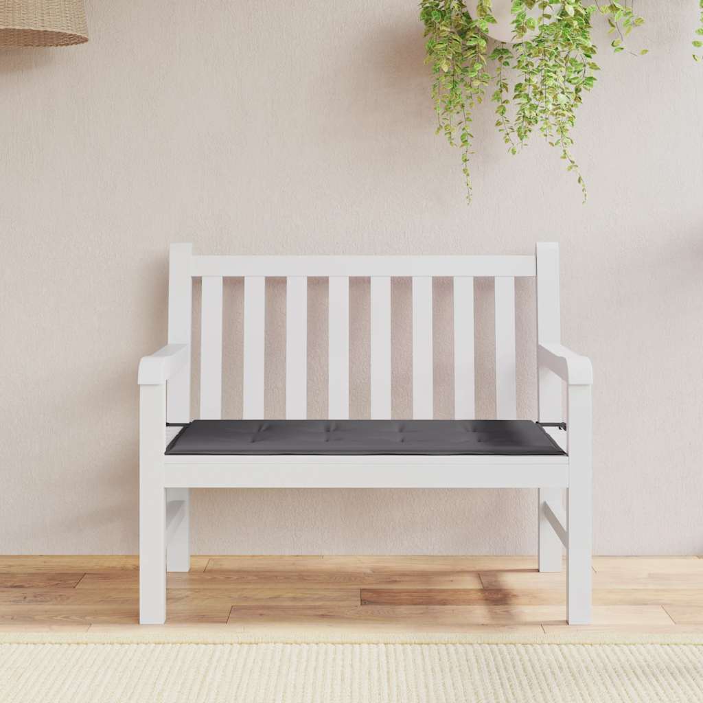 Garden Bench Cushion Anthracite 120x50x3 cm Oxford Fabric