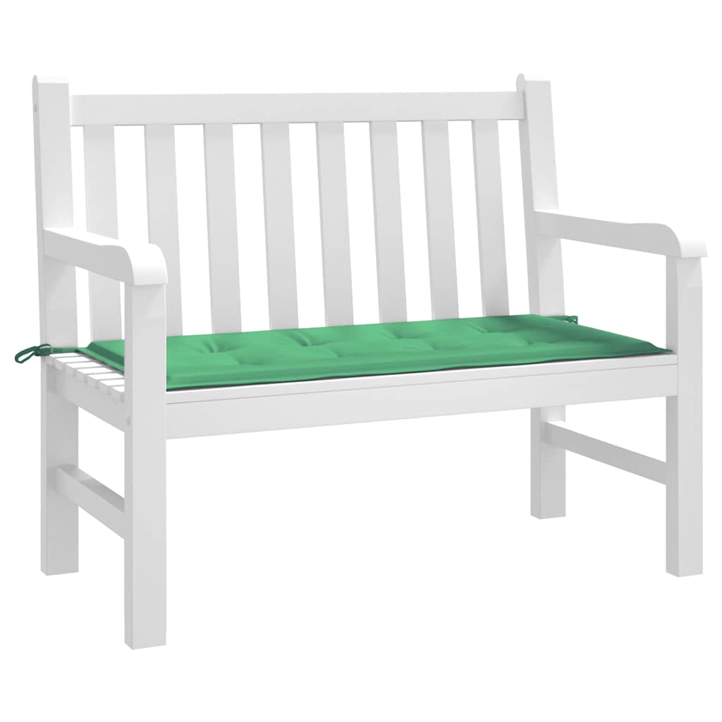 Garden Bench Cushion Green 120x50x4 cm Oxford Fabric