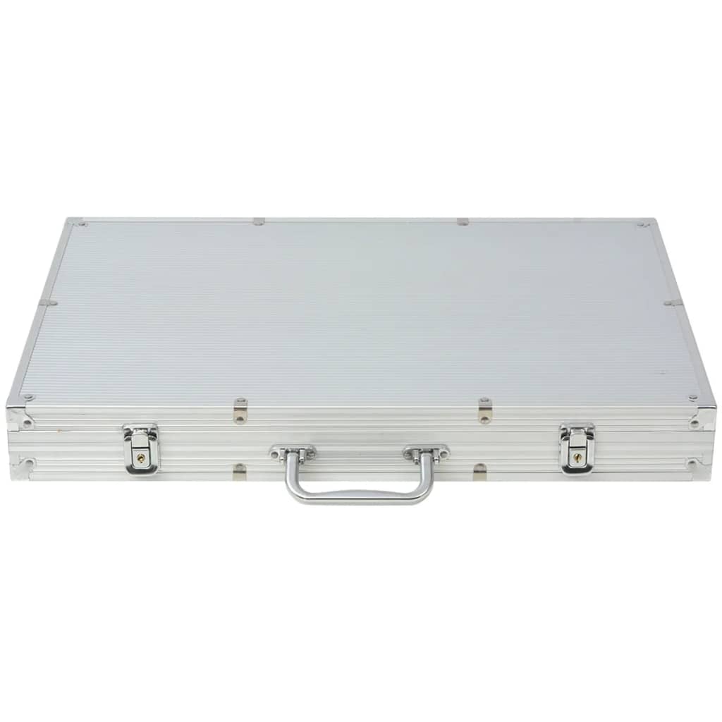 Poker Set with 1000 Chips Aluminium