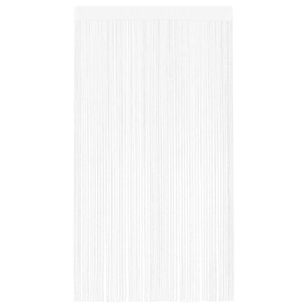 String Curtains 2 pcs 140x250 cm White